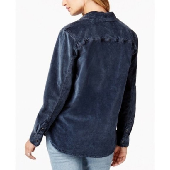 Lucky Brand Utility Shirt Parkman, Black, Size M - Picture 2 of 3